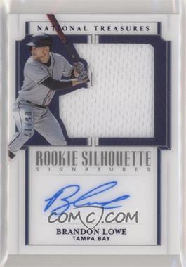 2019 Panini National Treasures - Rookie Silhouette Signatures - Purple #RSS-BL - Brandon Lowe /12