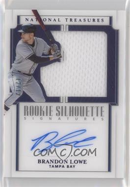 2019 Panini National Treasures - Rookie Silhouette Signatures - Purple #RSS-BL - Brandon Lowe /12