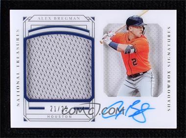 2019 Panini National Treasures - Shadowbox Signatures #SS-AX - Alex Bregman /25