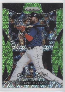 2019 Panini Prizm - [Base] - Lime Green Donut Circle Prizm #222 - Tier III - David Ortiz /199 [EX to NM]