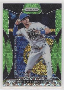 2019 Panini Prizm - [Base] - Lime Green Donut Circle Prizm #87 - Whit Merrifield /199