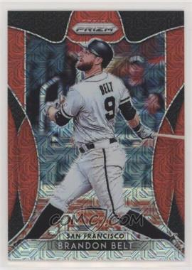 2019 Panini Prizm - [Base] - Red Mojo Prizm #33 - Brandon Belt /299