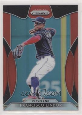 2019 Panini Prizm - [Base] - Red Prizm #61 - Francisco Lindor