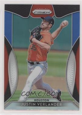 2019 Panini Prizm - [Base] - Red White & Blue Prizm #164 - Tier II - Justin Verlander