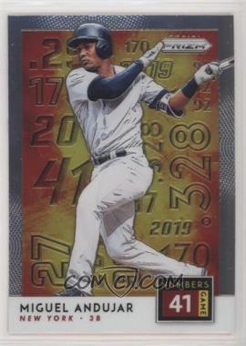 2019 Panini Prizm - Numbers Game #NG4 - Miguel Andujar