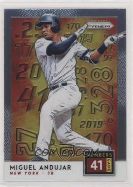 2019 Panini Prizm - Numbers Game #NG4 - Miguel Andujar