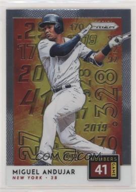 2019 Panini Prizm - Numbers Game #NG4 - Miguel Andujar