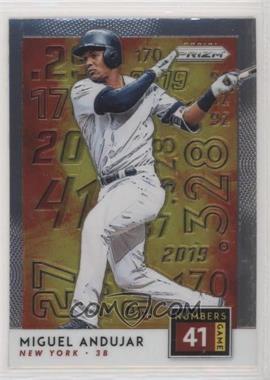 2019 Panini Prizm - Numbers Game #NG4 - Miguel Andujar