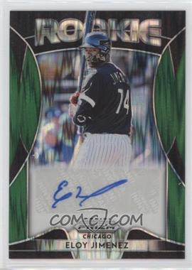 2019 Panini Prizm - Rookie Autographs - Forest Green Flash Prizm #RA-EJ - Eloy Jimenez /5