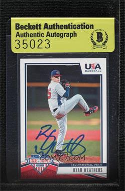 2019 Panini USA Baseball Stars & Stripes - [Base] #73 - Ryan Weathers [BAS Authentic]