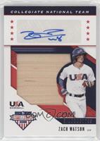 Collegiate National Team - Zach Watson #/49