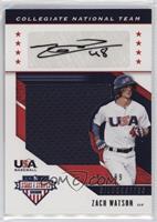 Collegiate National Team - Zach Watson #/199