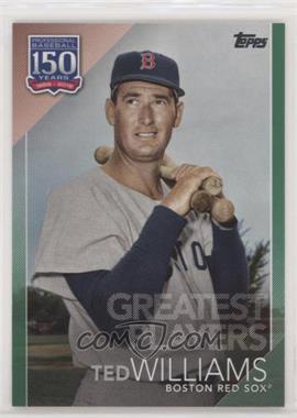 2019 Topps - 150 Years of Professional Baseball - Green #150-90 - Greatest Players - Ted Williams