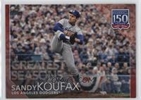 Greatest Seasons - Sandy Koufax #/10