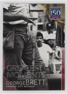 2019 Topps - 150 Years of Professional Baseball - Red #150-44 - Greatest Moments - George Brett /10