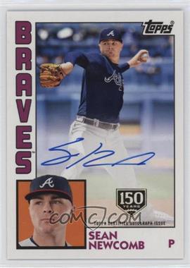 2019 Topps - 1984 Topps Baseball Autographs Series 2 - 150th Anniversary #84A-SN - Sean Newcomb /150