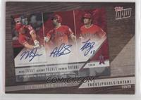 Mike Trout, Albert Pujols, Shohei Ohtani [EX to NM]