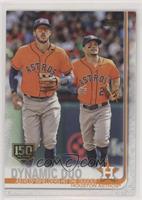 Checklist - Dynamic Duo (Astros' Infielders Hit the Dugout)