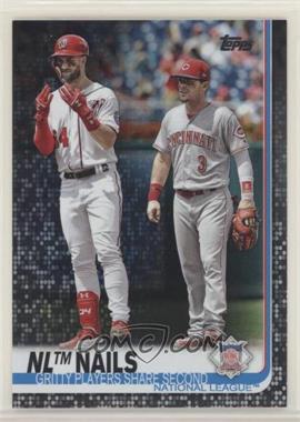 2019 Topps - [Base] - Black #145 - Checklist - NL Nails (Gritty Players Share Second) /67