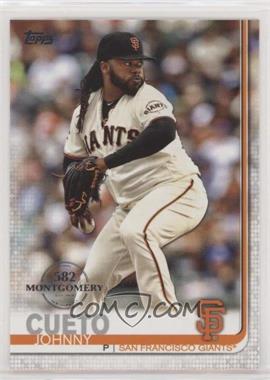 2019 Topps - [Base] - Factory Set 582 Montgomery Club #154 - Johnny Cueto