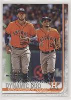 Checklist - Dynamic Duo (Astros' Infielders Hit the Dugout)