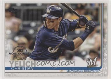 2019 Topps - [Base] - Factory Set 582 Montgomery Club #300 - Christian Yelich
