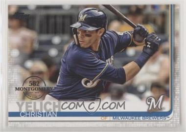 2019 Topps - [Base] - Factory Set 582 Montgomery Club #300 - Christian Yelich