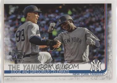 2019 Topps - [Base] - Factory Set All-Star Game #14 - Checklist - The Yankees Win! (Judge and Gregorius Celebrate)