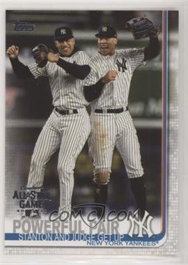 2019 Topps - [Base] - Factory Set All-Star Game #444 - Checklist - Powerful Pair (Stanton and Judge Get Up)