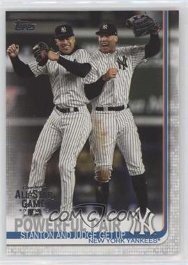 2019 Topps - [Base] - Factory Set All-Star Game #444 - Checklist - Powerful Pair (Stanton and Judge Get Up)