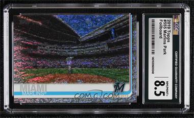 2019 Topps - [Base] - Factory Set Foilboard #555 - Miami Marlins /162 [CGC 8.5 NM/Mint+]
