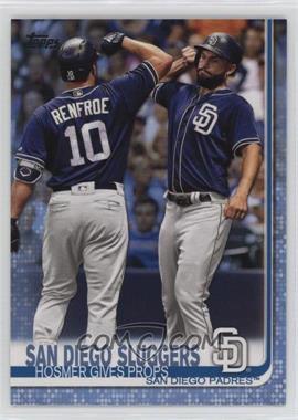 2019 Topps - [Base] - Father's Day Blue #487 - Checklist - San Diego Sluggers (Hosmer Gives Props) /50