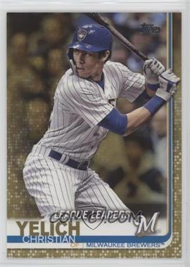 2019 Topps - [Base] - Gold #239 - League Leaders - Christian Yelich /2019