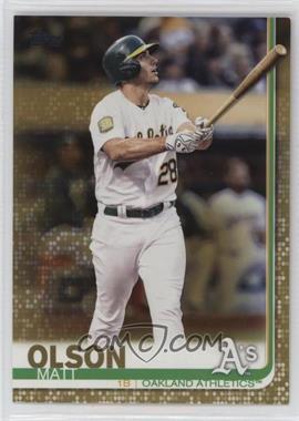 2019 Topps - [Base] - Gold #289 - Matt Olson /2019