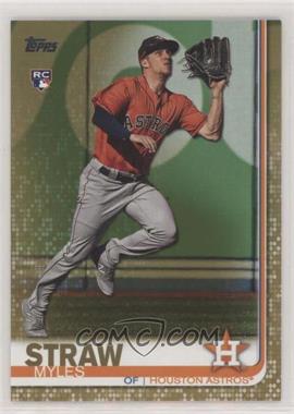 2019 Topps - [Base] - Gold #629 - Myles Straw /2019