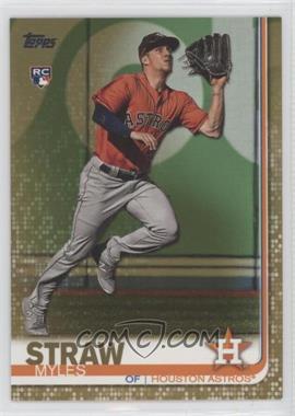 2019 Topps - [Base] - Gold #629 - Myles Straw /2019