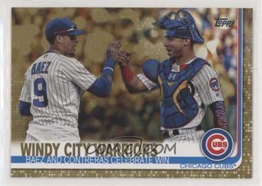 2019 Topps - [Base] - Gold #698 - Checklist - Windy City Warriors (Baez and Contreras Celebrate Win) /2019