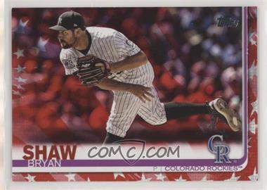 2019 Topps - [Base] - Independence Day #415 - Bryan Shaw /76