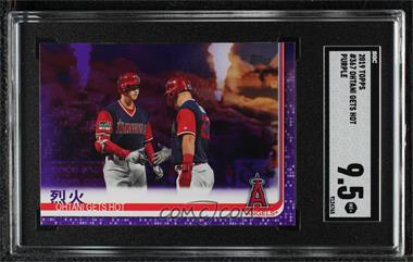 2019 Topps - [Base] - Meijer Purple #367 - Checklist - Ohtani Gets Hot (Highlight Date has wrong year, Should be 2018) [SGC 9.5 Mint+]