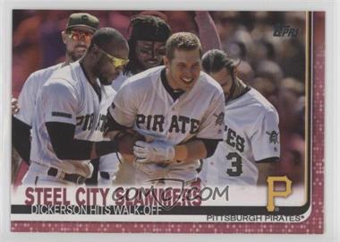 2019 Topps - [Base] - Mother's Day Pink #425 - Checklist - Steel City Slammers (Dickerson Hits Walk-Off) /50