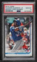 SP Rookie - Vladimir Guerrero Jr. (Without Card Number) [PSA 10 GEM&n…