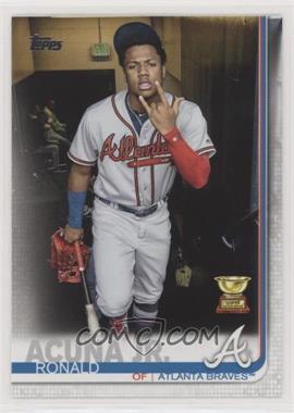 2019 Topps - [Base] #1.2 - SP - Image Variation - Ronald Acuna Jr. (In Dugout)