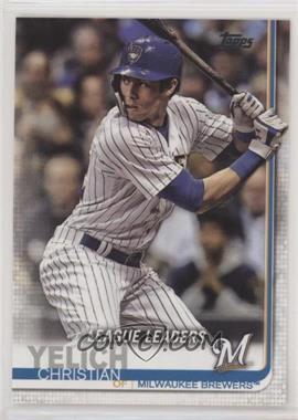 2019 Topps - [Base] #239 - League Leaders - Christian Yelich