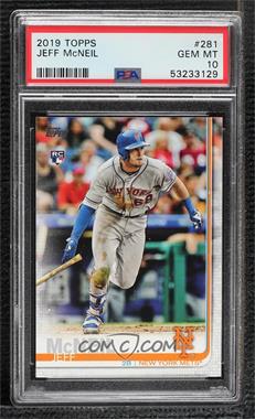 2019 Topps - [Base] #281 - Jeff McNeil [PSA 10 GEM MT]