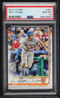 2019 Topps - [Base] #281 - Jeff McNeil [PSA 10 GEM MT]