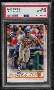 2019 Topps - [Base] #281 - Jeff McNeil [PSA 10 GEM MT]