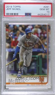 2019 Topps - [Base] #281 - Jeff McNeil [PSA 10 GEM MT]