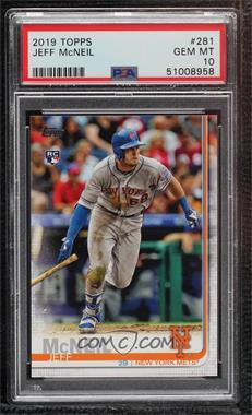 2019 Topps - [Base] #281 - Jeff McNeil [PSA 10 GEM MT]