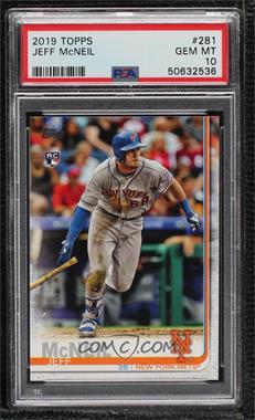 2019 Topps - [Base] #281 - Jeff McNeil [PSA 10 GEM MT]