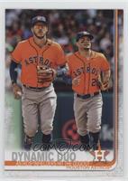 Checklist - Dynamic Duo (Astros' Infielders Hit the Dugout)